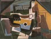 Juan Gris, Guitar winebottle and cup